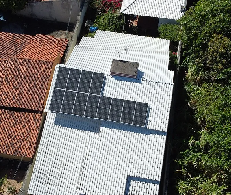Sistema residencial de 6,6 kWp