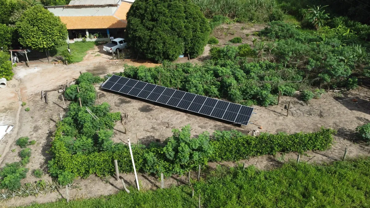 Geração de 900 kWh – Potência de 7,63 kWp