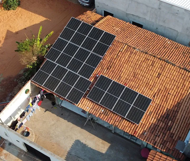 Sistema residencial de 8,64 kWp