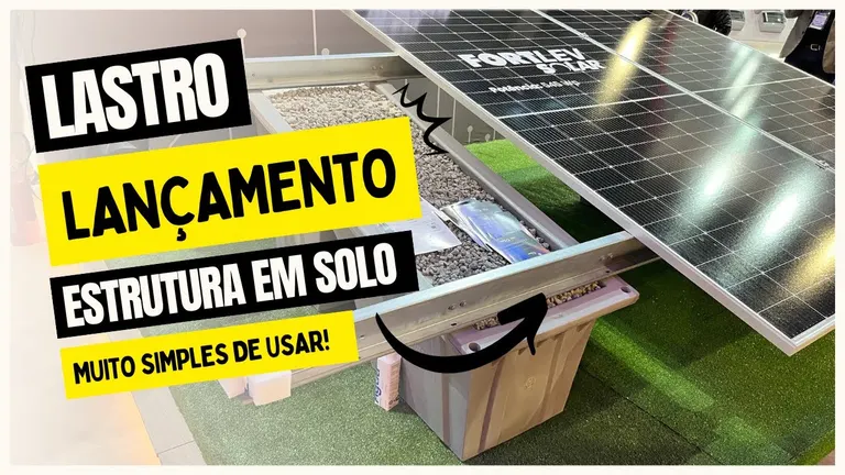 Lastro solar: nova estrutura para usinas de solo