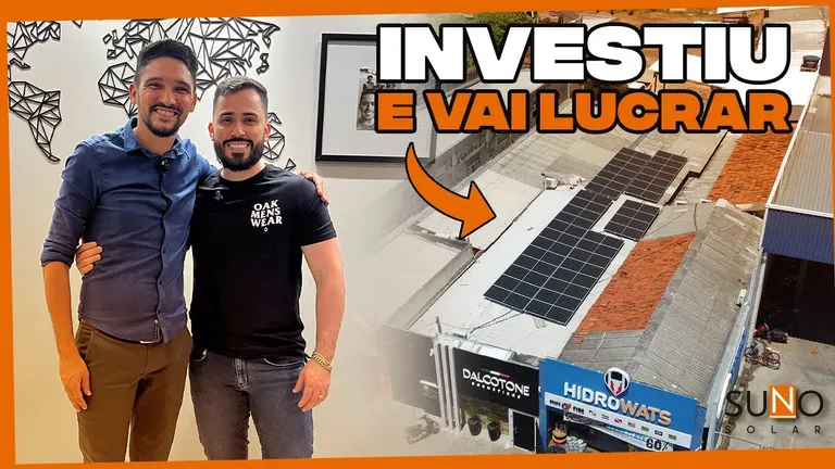 Projeto solar comercial: instalação em loja de cosméticos